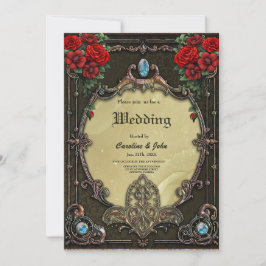Het lijst heeft een weelderig design kaart