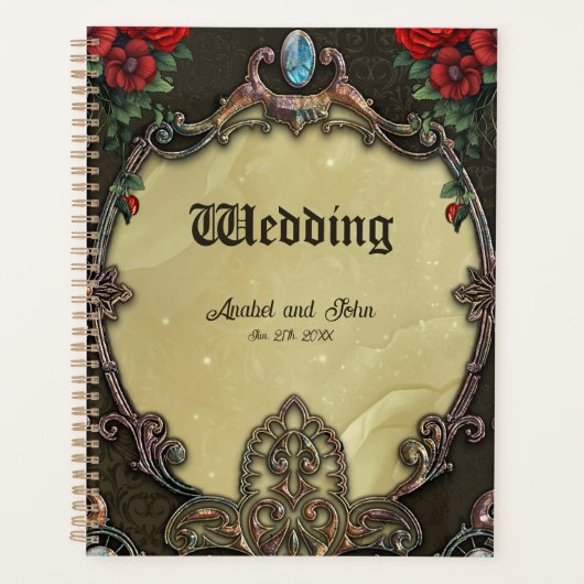 Het lijst heeft een weelderig design planner (Voorkant)