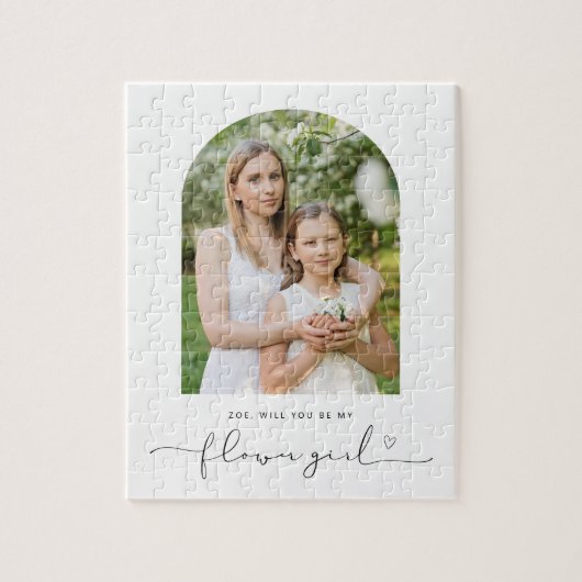 Het lijst van Arch zal je mijn bloemenmeisje puzze Legpuzzel (Verticaal)