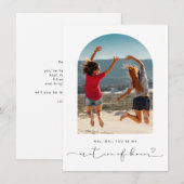 Het lijst van Arch zal je mijn matroos zijn. Bedankkaart (Voorkant / Achterkant)