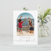 Het lijst van Arch zal je mijn matroos zijn. Bedankkaart (Staand voorkant)