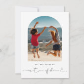 Het lijst van Arch zal je mijn matroos zijn. Bedankkaart (Voorkant)