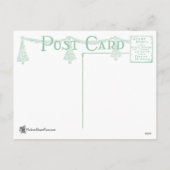 Het Lijst van de Foto van de Kerstkaart van Feestdagenkaart (Achterkant)