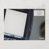 Het Lijst van de Foto van de Telefoon van de Inbel Briefkaart (Achterkant)