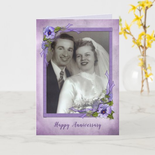 Het lijst van de Foto van het viooltje voor Kaart (Gele Bloem)