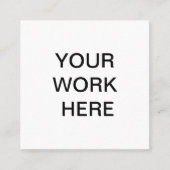 Het lijst van de Mock omhoog, de mockup van het af Contactkaartje (Voorkant)