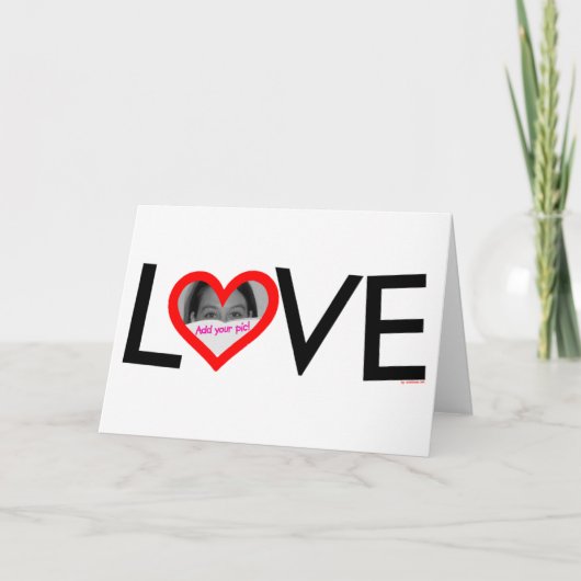 Het lijstkaart van de LIEFDE Kaart (Voorkant)