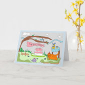 Het lijzig praten de feestneuzen zeggen, Gelukkige Kaart (Gele Bloem)