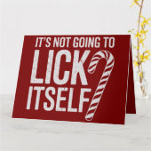 Het Likt Zichzelf Niet Grappig Beledigend Sarcasme Kaart (Gele Bloem)