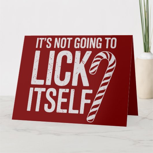 Het Likt Zichzelf Niet Grappig Beledigend Sarcasme Kaart (Voorkant)