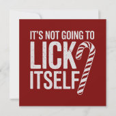 Het Likt Zichzelf Niet Grappig Beledigend Sarcasti Kaart (Voorkant)