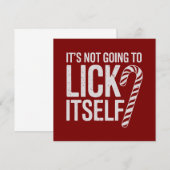 Het Likt Zichzelf Niet Sarcasme beledigend Kaart (Voorkant / Achterkant)