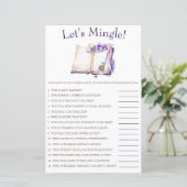 Het lila Nieuwe Hoofdstuk begint Laten we Mingle!  (Staand voorkant)