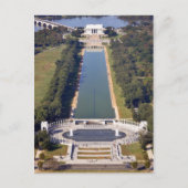 Het Lincoln Memorial en het Tweede Wereldoorlog Me Briefkaart (Voorkant)
