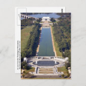 Het Lincoln Memorial en het Tweede Wereldoorlog Me Briefkaart (Voorkant / Achterkant)