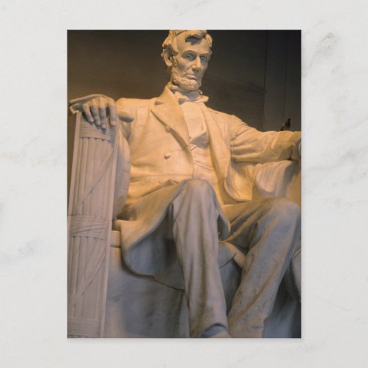 Het Lincoln Memorial in Washington DC. Briefkaart (Voorkant)