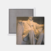Het Lincoln Memorial in Washington DC. Magneet (Voorkant / Achterkant)