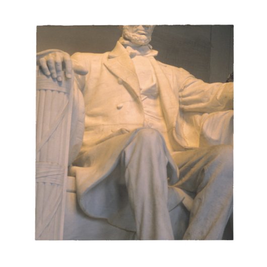 Het Lincoln Memorial in Washington DC. Notitieblok (Voorkant)