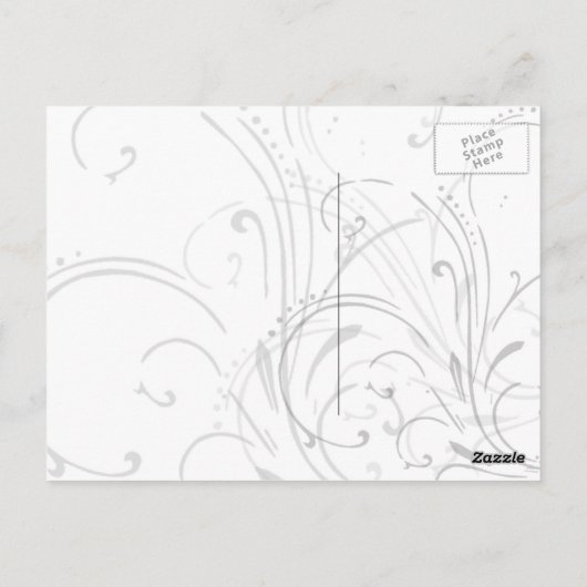 Het lineaire Briefkaart van de Dans (Achterkant)