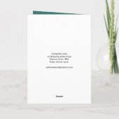 Het linnen drogen, of Moonrise bij de Priory: Blan Kaart (Achterkant)