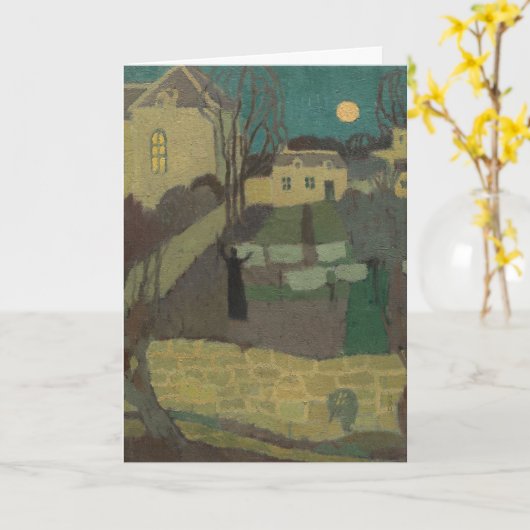 Het linnen drogen, of Moonrise bij de Priory: Blan Kaart (Gele Bloem)