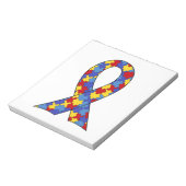 Het Lint van de Voorlichting van het autisme Notitieblok (Linkerzijde)