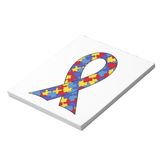 Het Lint van de Voorlichting van het autisme Notitieblok (Linkerzijde)