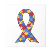 Het Lint van de Voorlichting van het autisme Notitieblok (Voorkant)