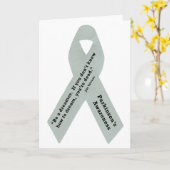 Het Lint van de Voorlichting van Parkinson Kaart (Gele Bloem)