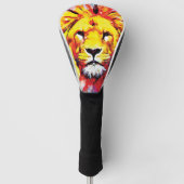 Het Lion Face  Golfheadcover (Voorkant)