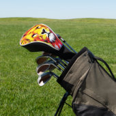 Het Lion Face Golfheadcover (Insitu)