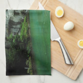 Het Lion Monument in Lucerne Theedoek (Quarter Fold)