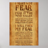 Het litanie tegen angst v2 poster (Voorkant)