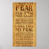 Het litanie tegen angst v2 poster (Voorkant)