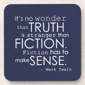 Het Literaire Onderzetter van het Citaat van Twain (Voorkant)