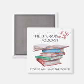 Het Literary Life Magnet (Voorkant / Achterkant)