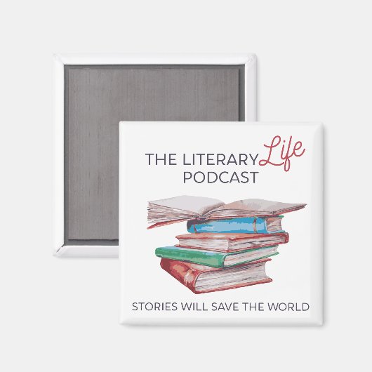 Het Literary Life Magnet (Voorkant / Achterkant)