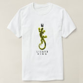 het "Lizard King Design" op T-shirt (Design voorkant)