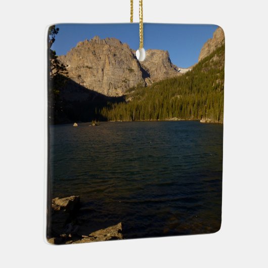 Het Loch at Rocky Mountain National Park Keramisch Ornament (Rechts)