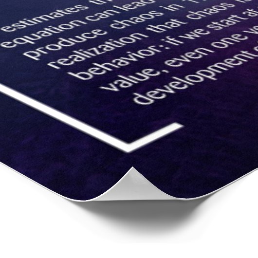 Het logistieke model voor bevolkingsgroei poster (Hoek)