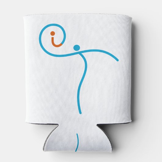 het Logo 01, Cyaan/Rood Blikjeskoeler (Achterkant)