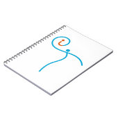 het Logo 01, Cyaan/Rood Notitieboek (Linkerzijde)