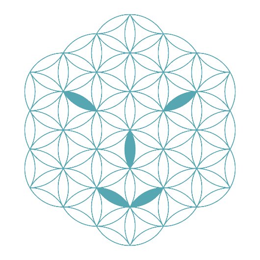 het Logo 01, Cyaan/Rood Trucker Pet