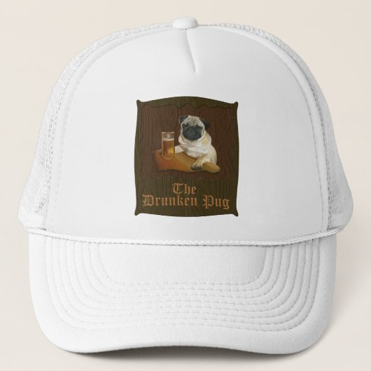 Het logo Drunken Pug Pet (Voorkant)
