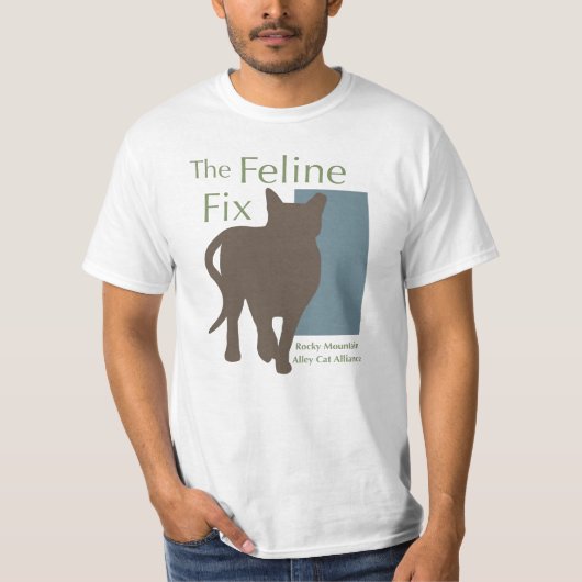 Het Logo t-shirt van Feline Fix (Voorkant)