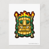 Het Logo van het Eiland van de Geheimzinnigheid Briefkaart (Voorkant)