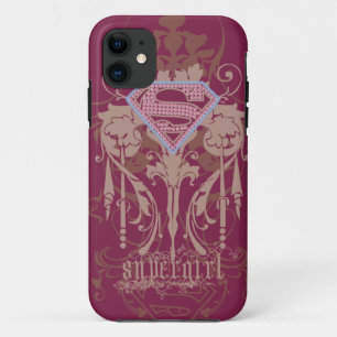 Het Logo van het Juweel van Supergirl Case-Mate iPhone Case