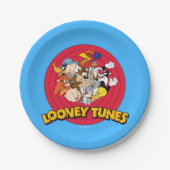 Het Logo van het Karakter LOONEY TUNES™ Papieren Bordje (Voorkant)