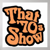 Het logo van het show van 70 poster (Voorkant)