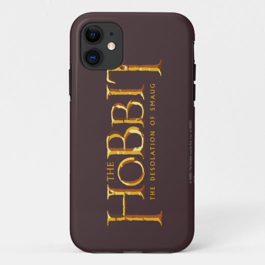 Het Logo van Hobbit - Goud Case-Mate iPhone Case (Achterkant)
